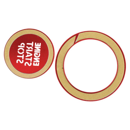 Red Engine Start Stop Button Trim Cover Cap Ring for Subaru