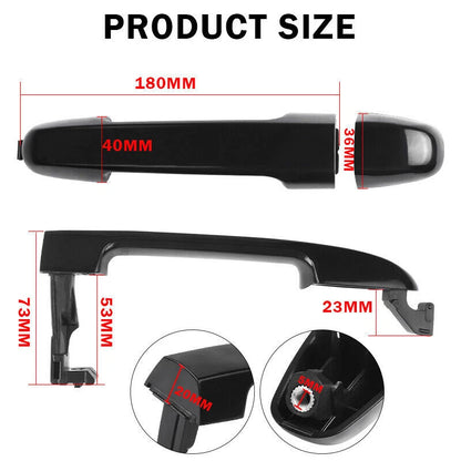 2PCS Front Outer Door Handle for Hyundai i30 FD (2007-2012)