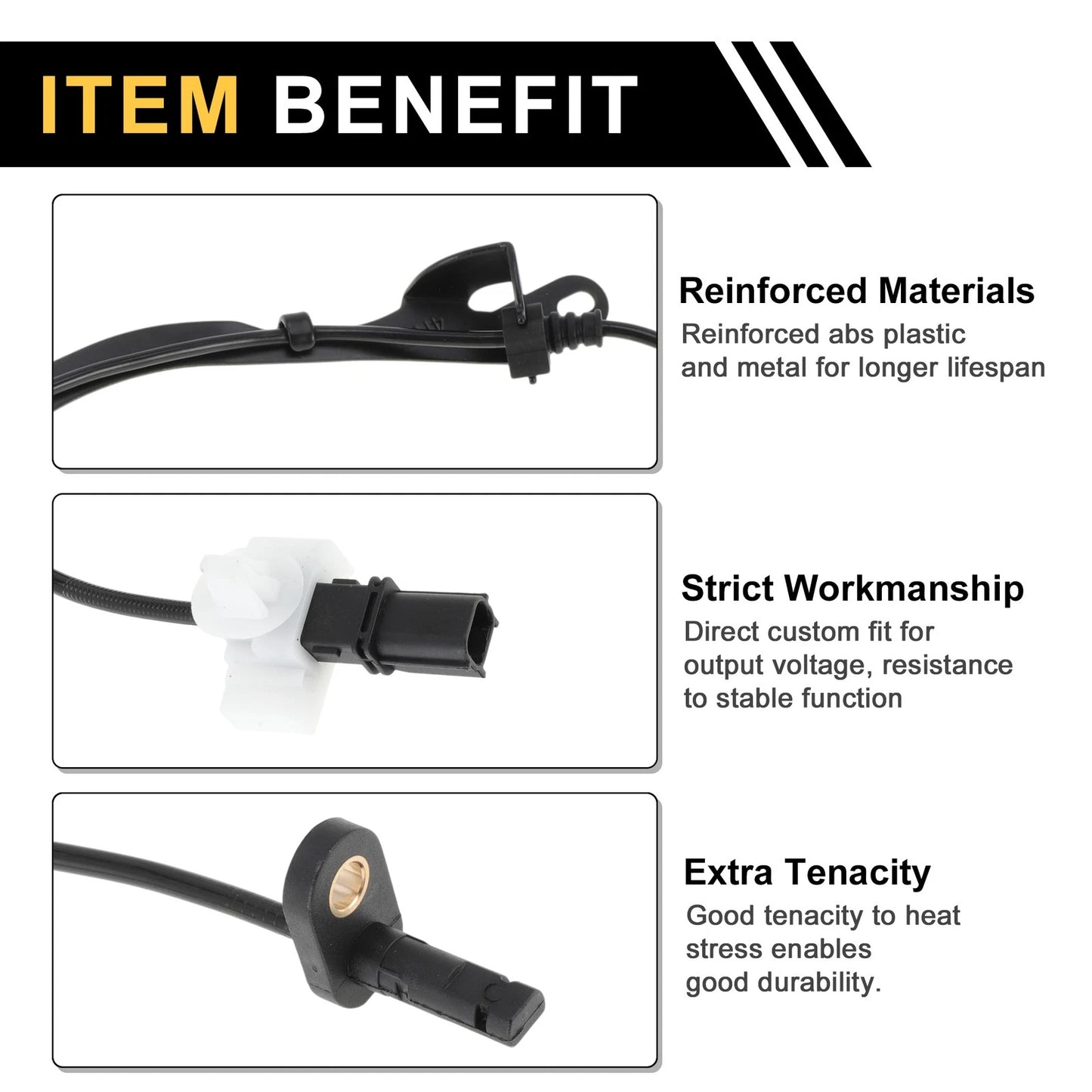ABS Wheel Speed Sensor for Honda Jade (2012-2024) Rear Right