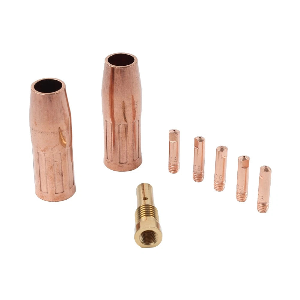 8 pcs Flux Nozzle Tip Kit for MIG 170 Welder (No specific years available)