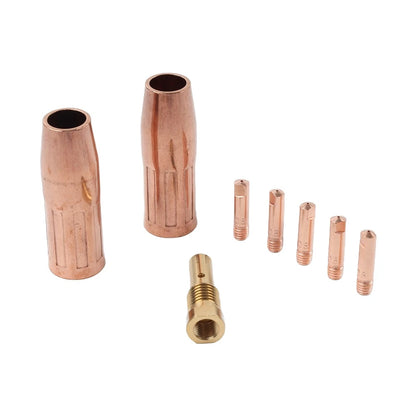 8 pcs Flux Nozzle Tip Kit for MIG 170 Welder (No specific years available)
