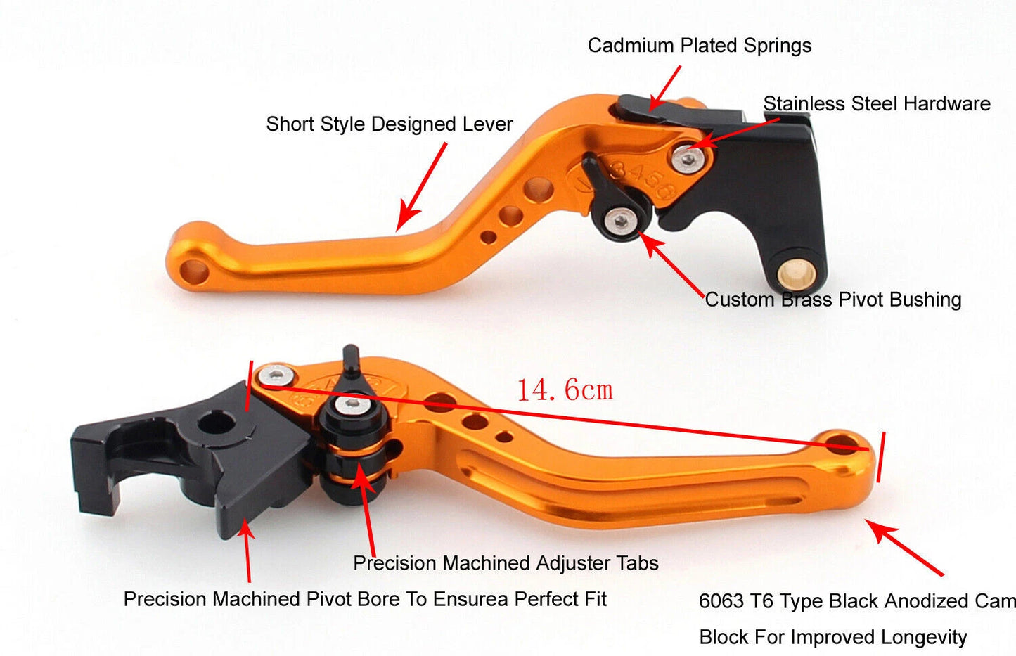 Brake Clutch Lever for Suzuki GSXR600 GSXR750 GSXR1000 (2005-2011)
