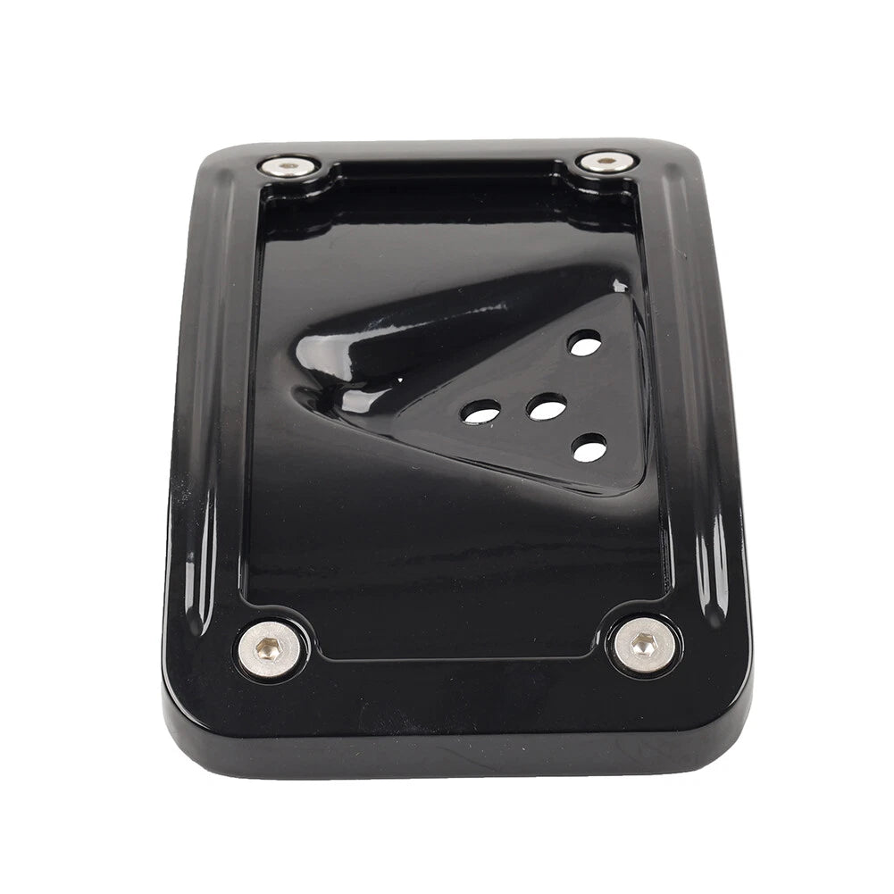 Curved Laydown License Plate Frame Mount for Harley Dyna Fat Bob (2006-2023)
