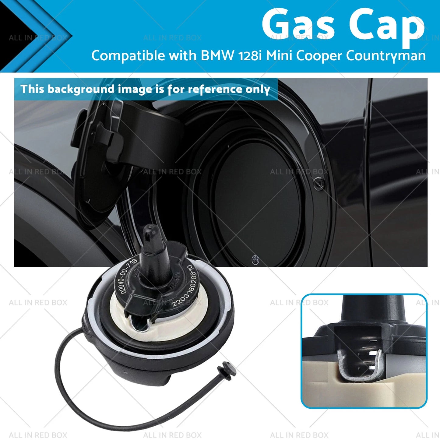 Gas Cap for Mini Cooper Countryman, BMW 335is (2011-2013)