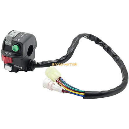 Left Handlebar Switch Start Stop Light Override for Yamaha Grizzly 700 YFM700