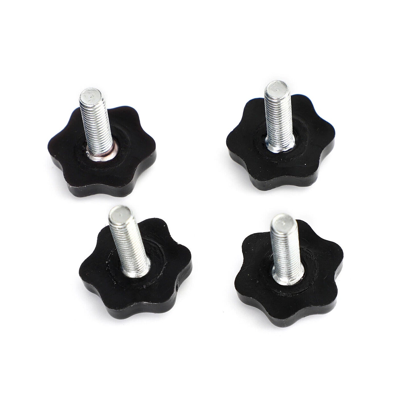 4 x Saddlebag Lever Lock Bolts Silver for Harley Glide King (1996-2019)