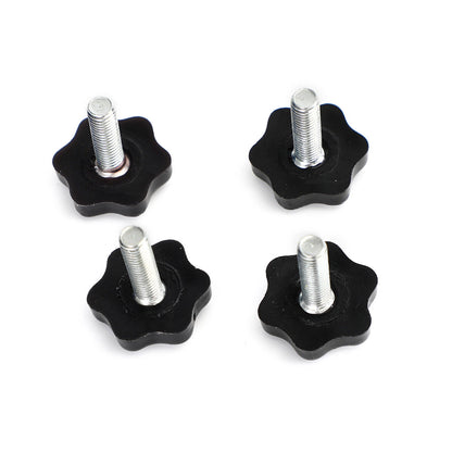 4 x Saddlebag Lever Lock Bolts Silver for Harley Glide King (1996-2019)