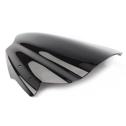 Black ABS Handlebars Clamp Mount Windshield Protector for Universal Motorcycles