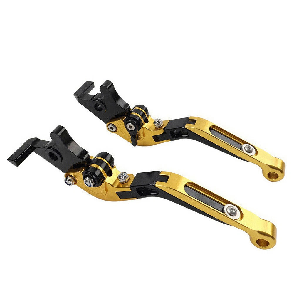 CNC Extendable Brake Clutch Levers for Honda CBR650R CB650F (2014-2023) Gold