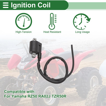 Ignition Coil ABS Metal 1 x for Yamaha RZ50 RA02J TZR50R