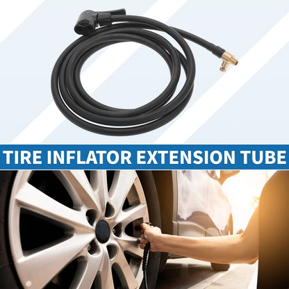 1pc 78.74in M8x0.8 Tire Inflator Tube 0.305in 32TPI for Car/Motorcycle
