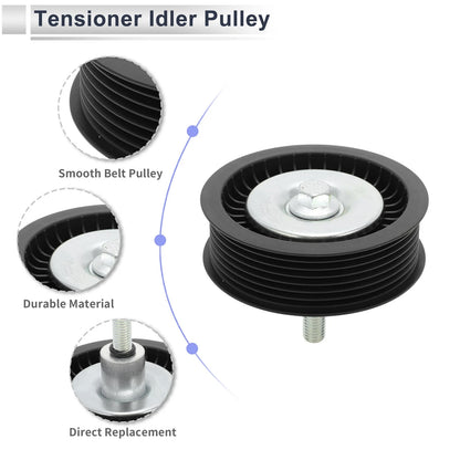 Drive Belt Idler Pulley for Ford Ranger (2011-2017) 1 x Pulley