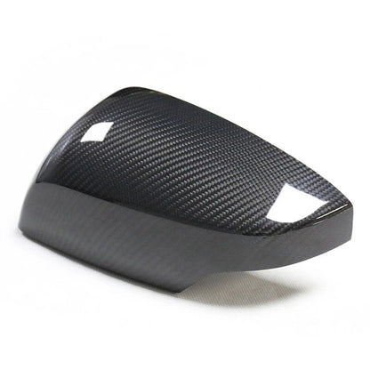 100% Carbon Fiber Stick-on Side Mirror Caps Trim For Subaru WRX STI 2015-2021