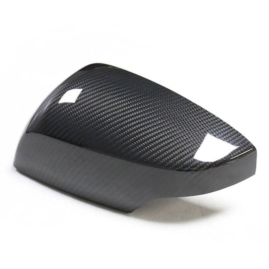 100% Carbon Fiber Stick-on Side Mirror Caps Trim For Subaru WRX STI 2015-2021