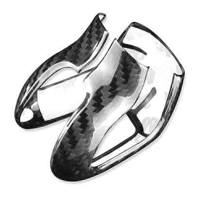 Black Carbon Fiber Gear Shift Knob Cover for Volvo XC60 XC90 S60 S90 (2010-2023)