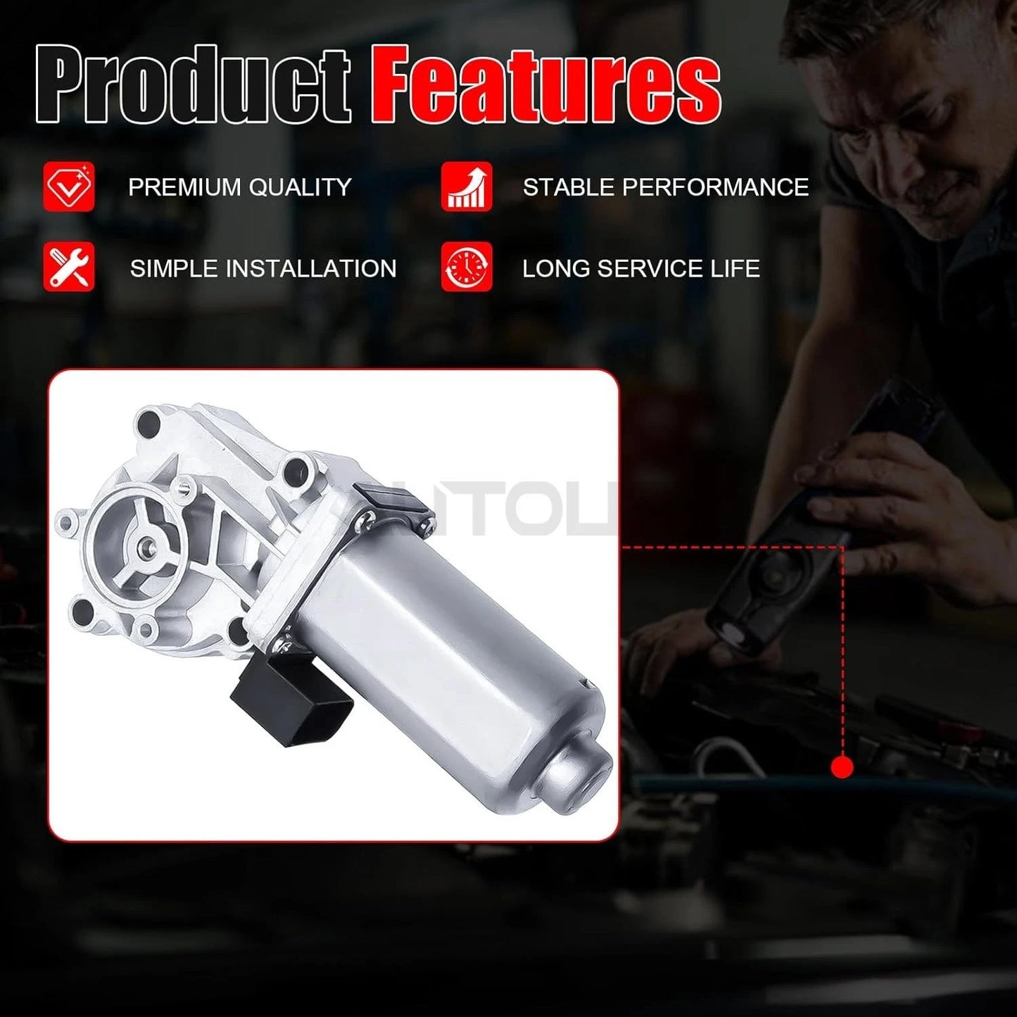 7-pin Transfer Case Shift Motor for Infiniti QX56 (2011–2013)