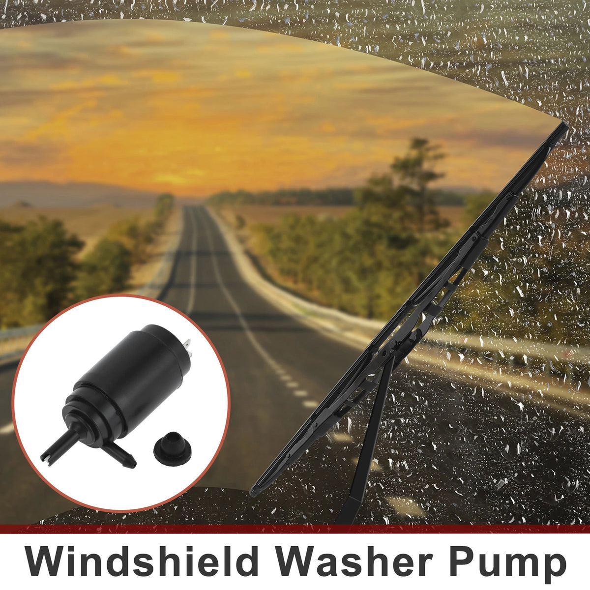 Windshield Washer Pump w/Grommet for Fiat Ducato (2014-2023)