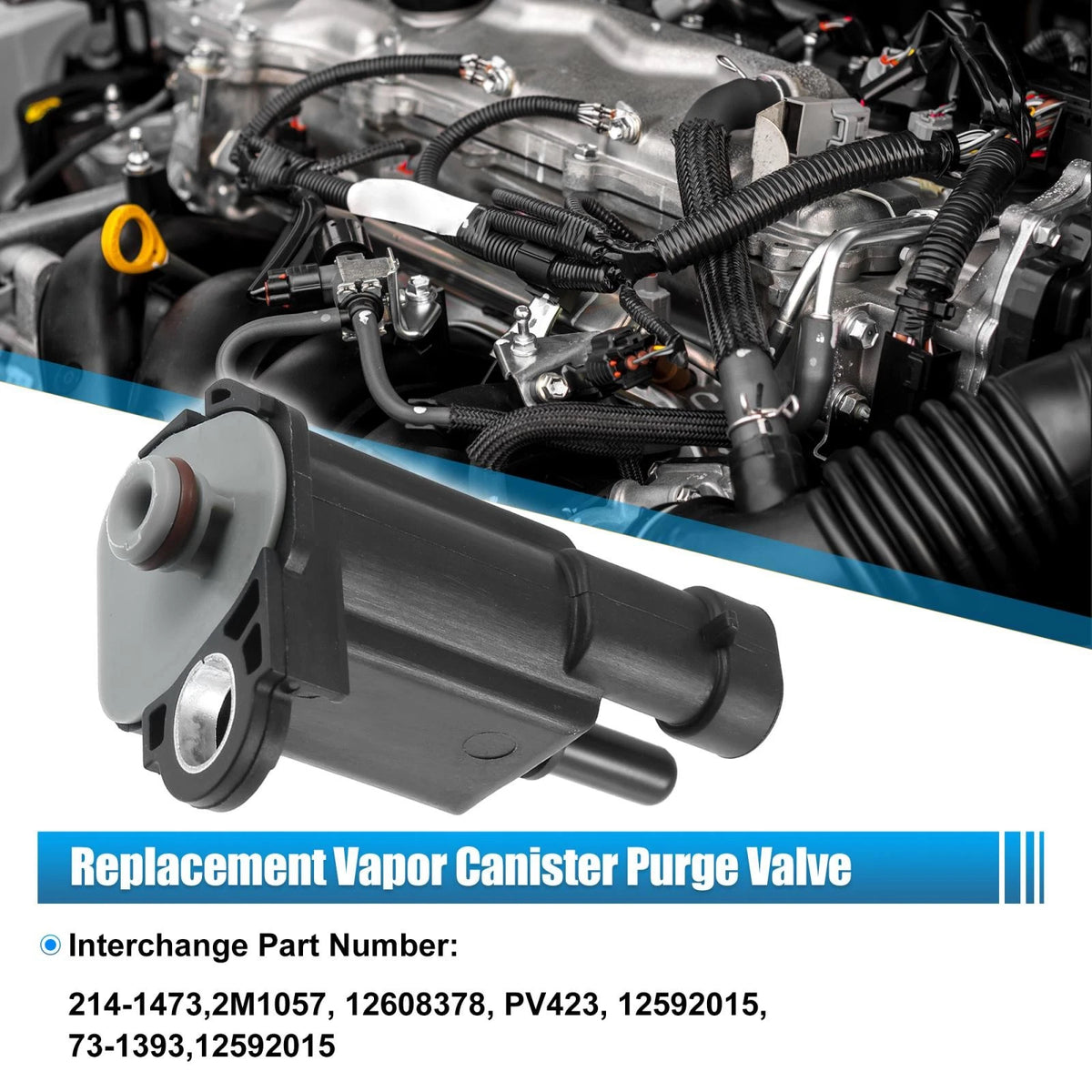 Vapor Canister Purge Valve EVAP Solenoid for Buick