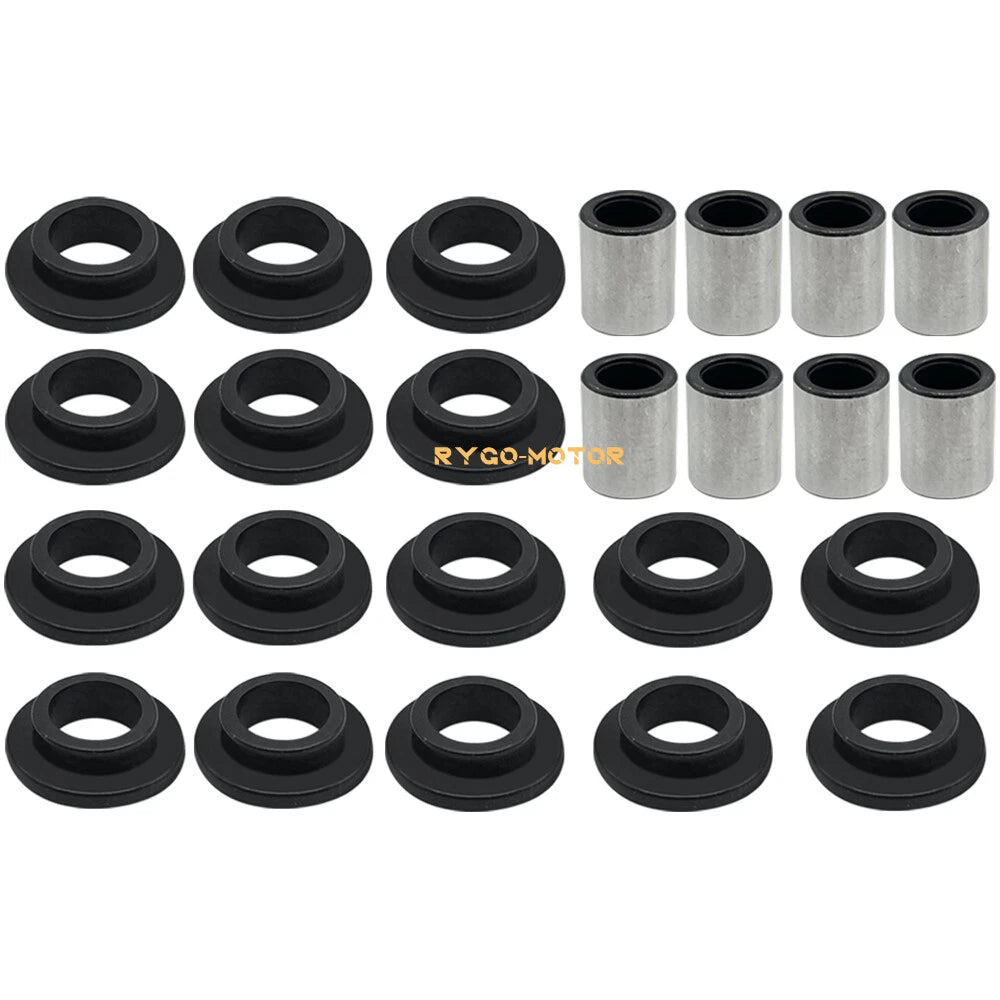 16x Shock Bushing & 8x Bearing Sleeve for Arctic Cat ATV Series 250–700