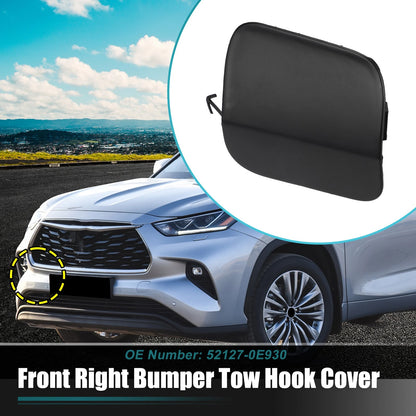 Front Right Bumper Tow Hook Cover for Toyota Highlander