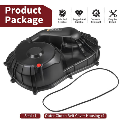 Outer Clutch Belt Cover Housing w/ Seal for Polaris Ranger 1000 Crew XP (2021–2025)