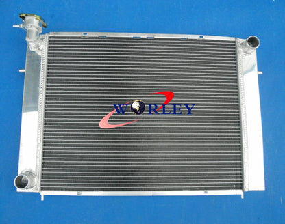 Aluminum Radiator & RED Hose for Holden Commodore VG VL VN VP VR VS V8 5.0L (1988-1997)