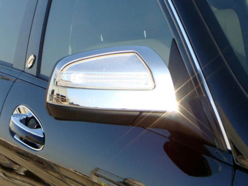 Chrome Door Mirror Covers for Mercedes Benz W204 C-Class, W212 E-Class (2007-2015)