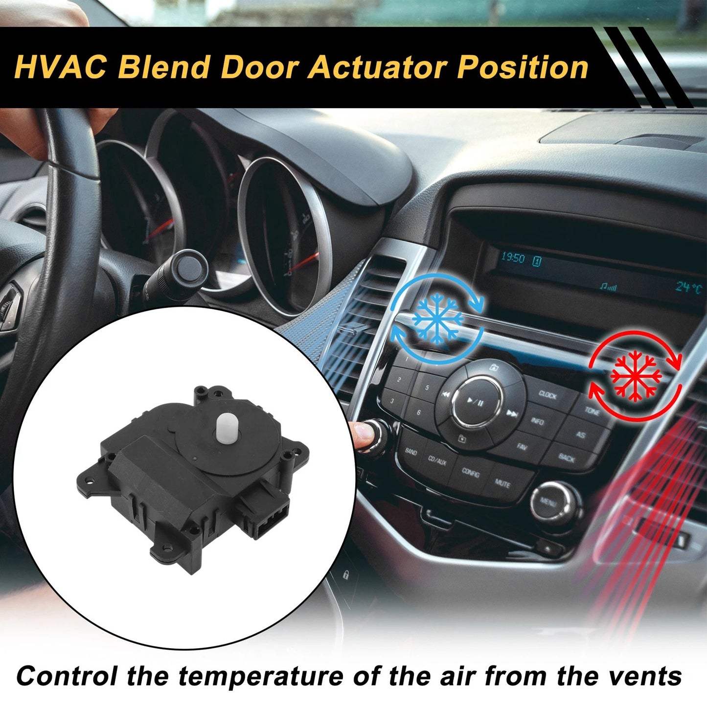 HVAC Heater Blend Door Actuator for Mazda CX-9 (2007-2015)