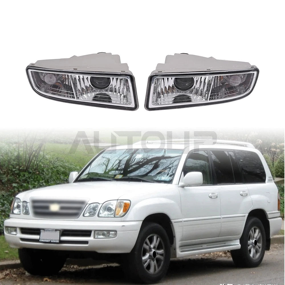 Front Fog Lights 2 x Driver & Passenger Side for Lexus LX470 (1998-2007)