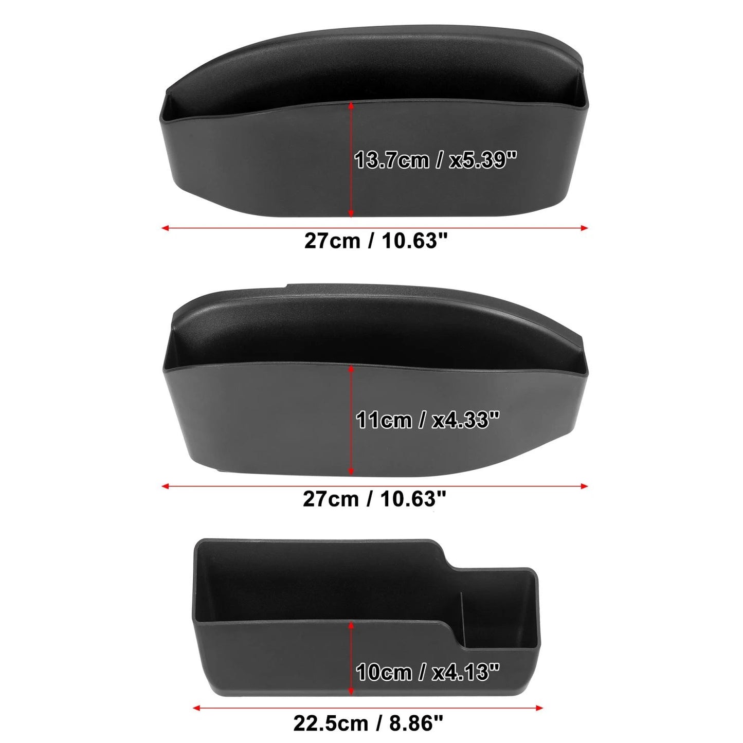 Gear Shift Console Storage Box Tray Organizer for Jeep Wrangler (2007-2018)