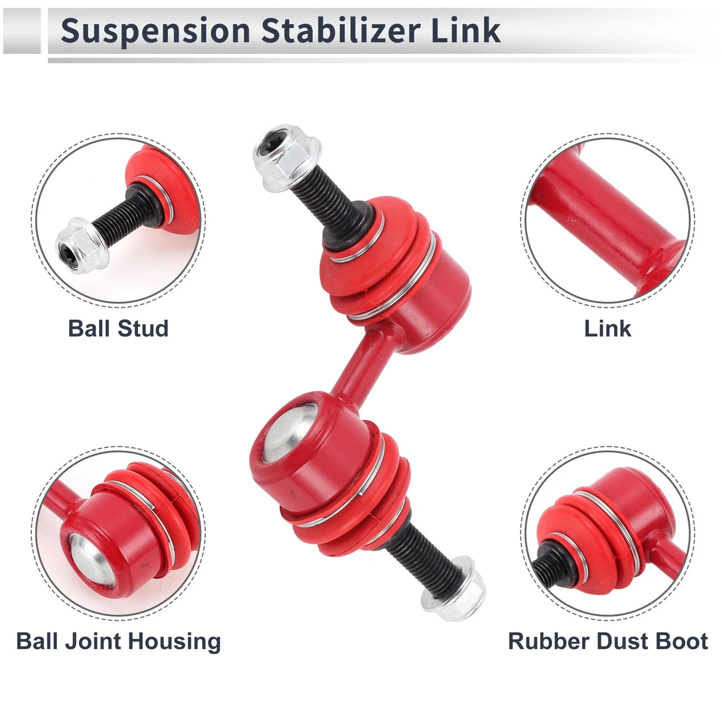 Front Stabilizer Bar Links  Bushing for Honda CR-V (1997-2001)