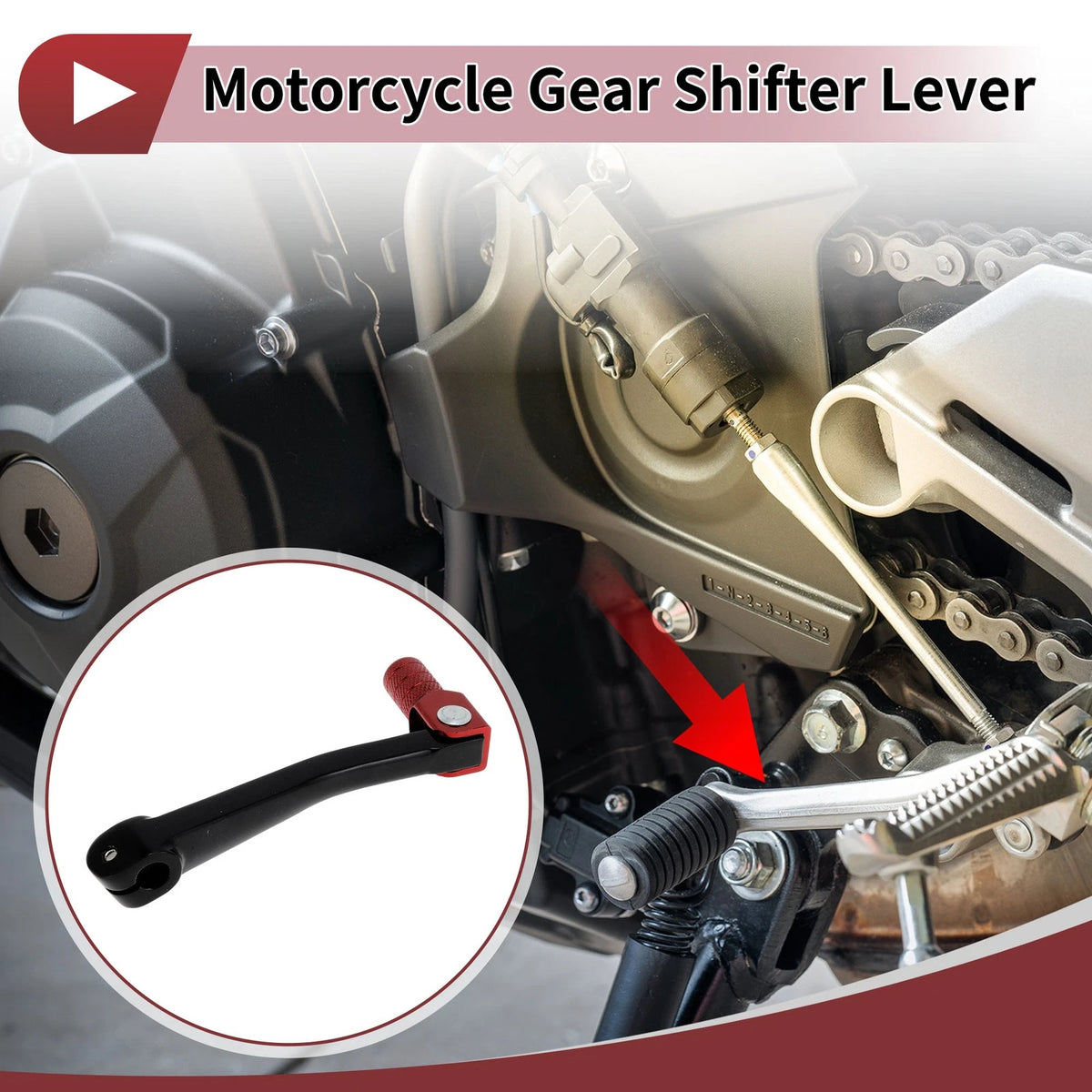 Folding Motorcycle Gear Shifter Lever for Honda XR50 (2002-2009)