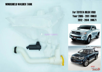 Windshield Washer Tank for Toyota Hilux Vigo MK6 MK7 AN10 AN20 AN30 (2005-2014)