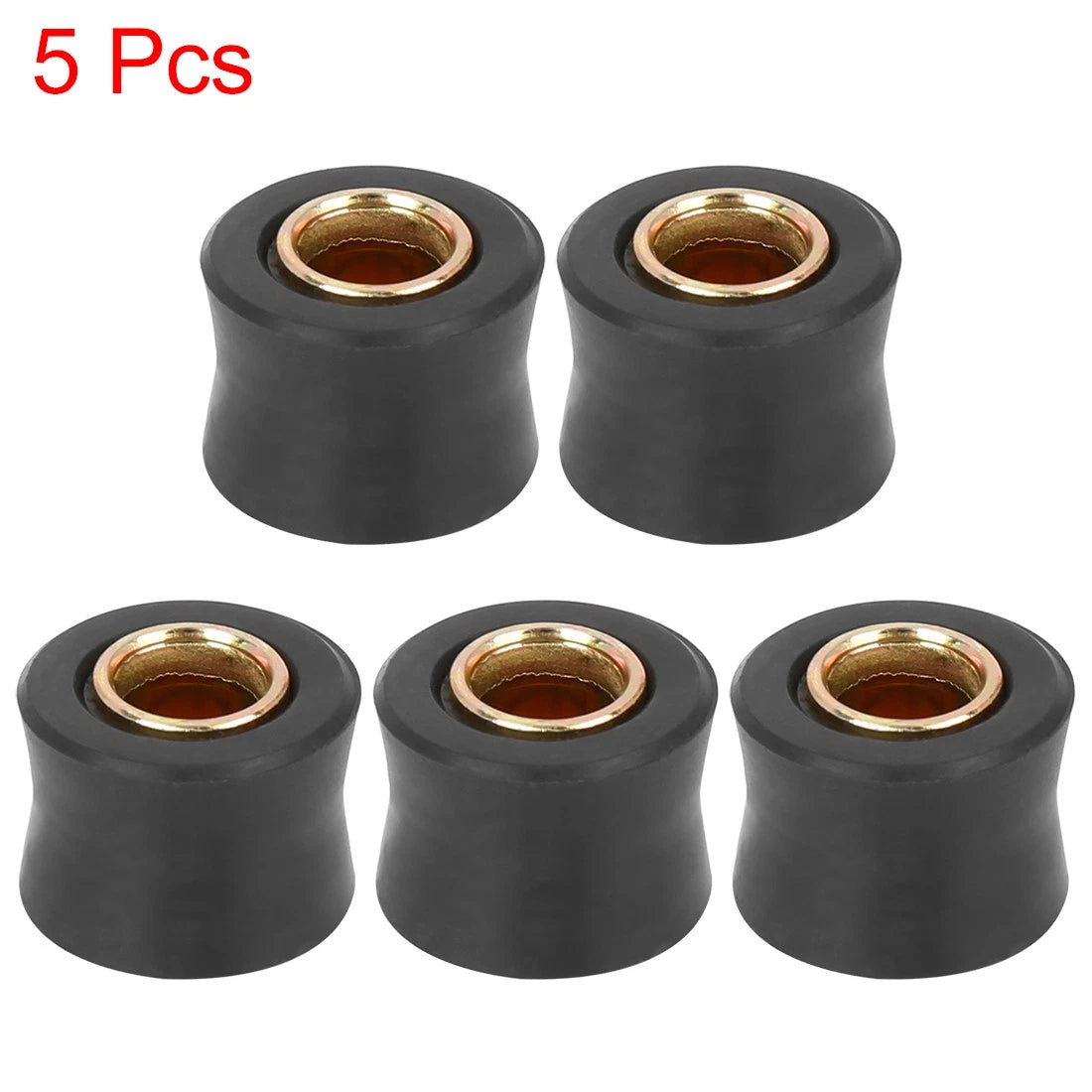 5pcs / 10mm / Rear Shock Absorber Cushion Rubber Ring Bushing for Motorbike