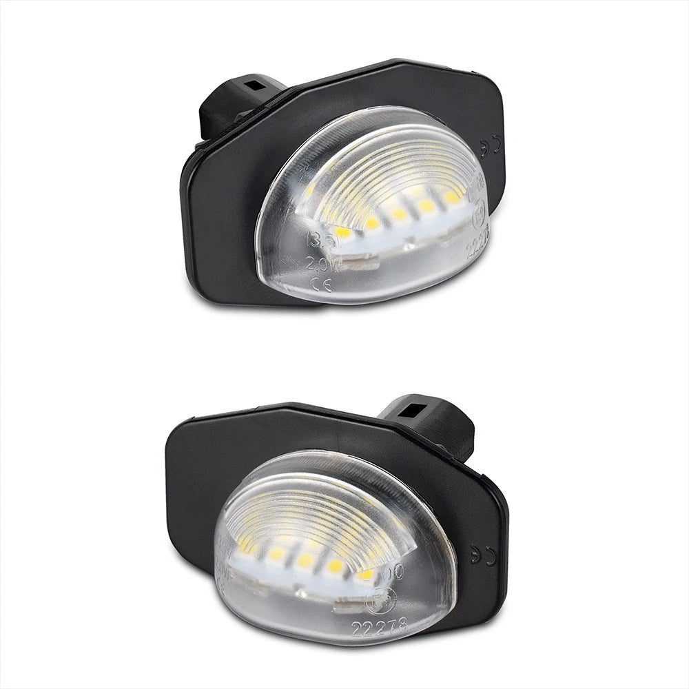 2x 6000K 18-SMD LED White License Plate Light for Toyota Corolla (2009–2013)