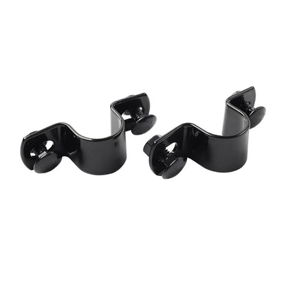 Black Rear Mudguard Mount U-Clamp for Harley Hydra Glide FL (1941-1957)