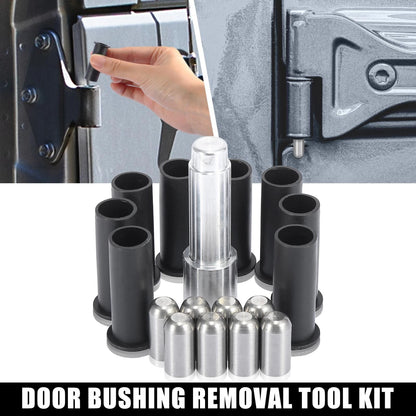 Door Hinge Liners Pin Guides Bushing Tool for Jeep Wrangler (2007-2018)
