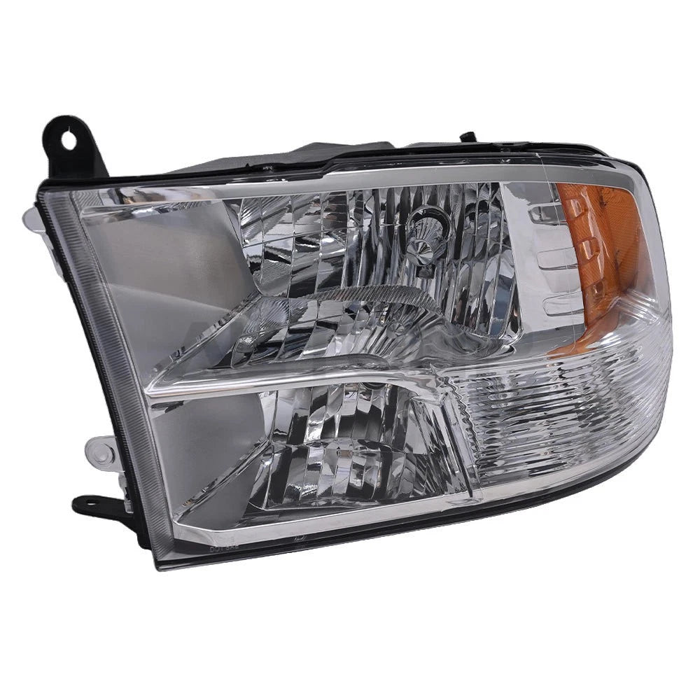 Left Chrome Headlamp / Quad / Headlight for Dodge Ram (2009–2018)