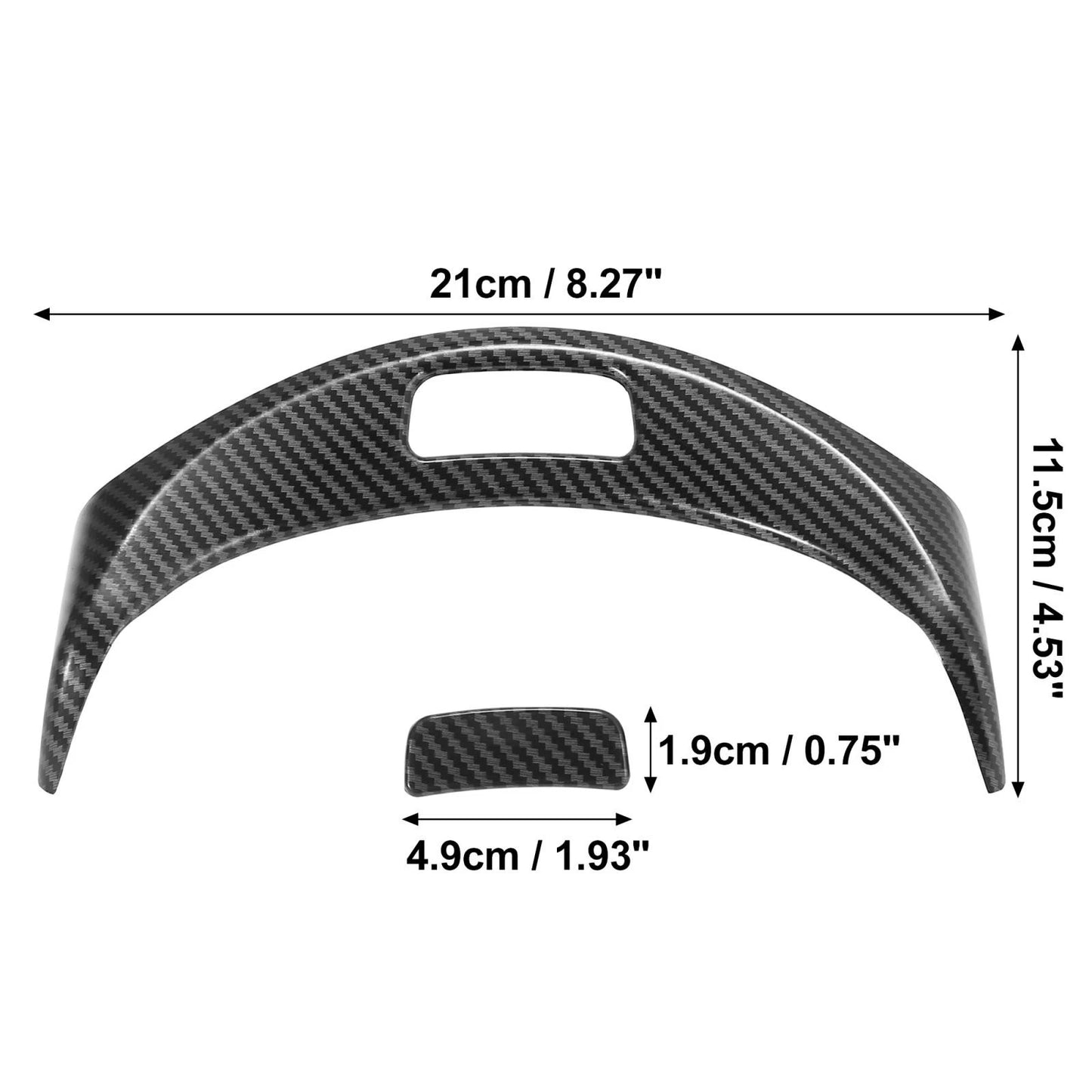 Carbon Fiber Interior Multimedia Panel Cover for BMW 3 4 Series (2013-2020)
