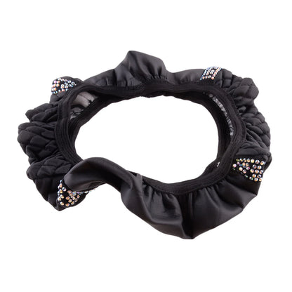 15" Universal Diamond Steering Wheel Cover for Car Accessories Black