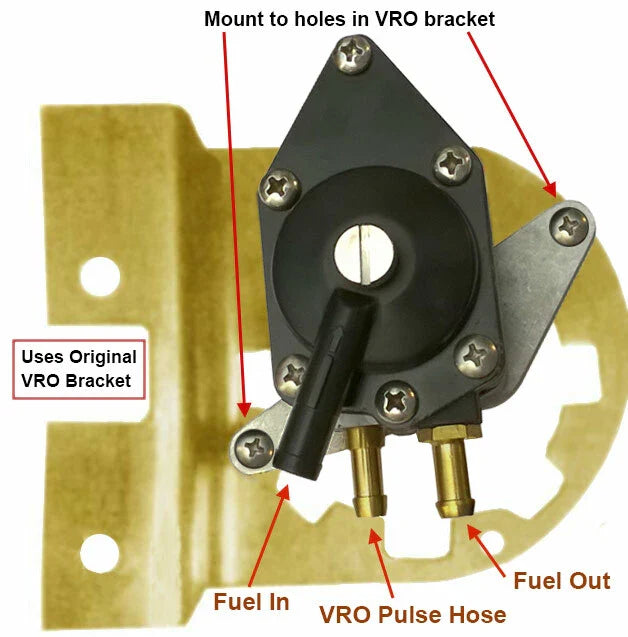 Fuel VRO Pump for Johnson/Evinrude Outboard 3-Cyl 60-70HP VRO