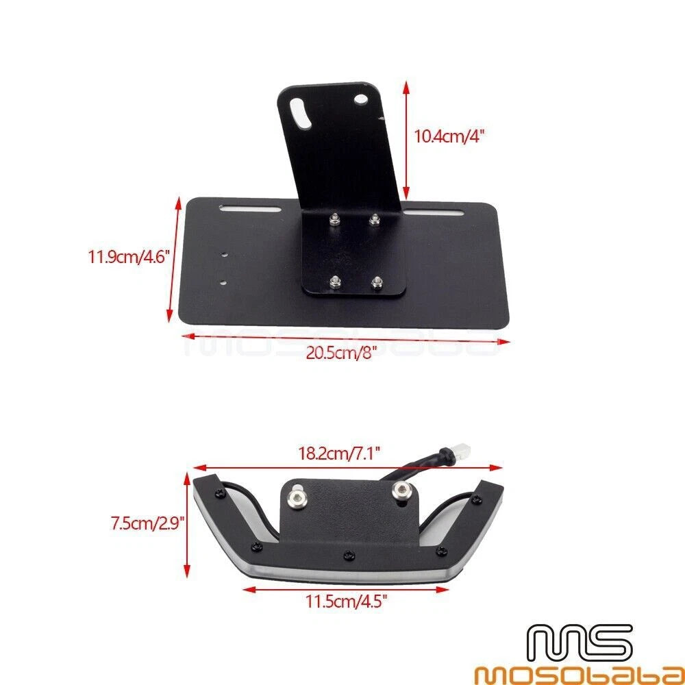 Rear LED Brake/Turn Signal/License Plate Holder for Harley Sportster S (2021-2023)