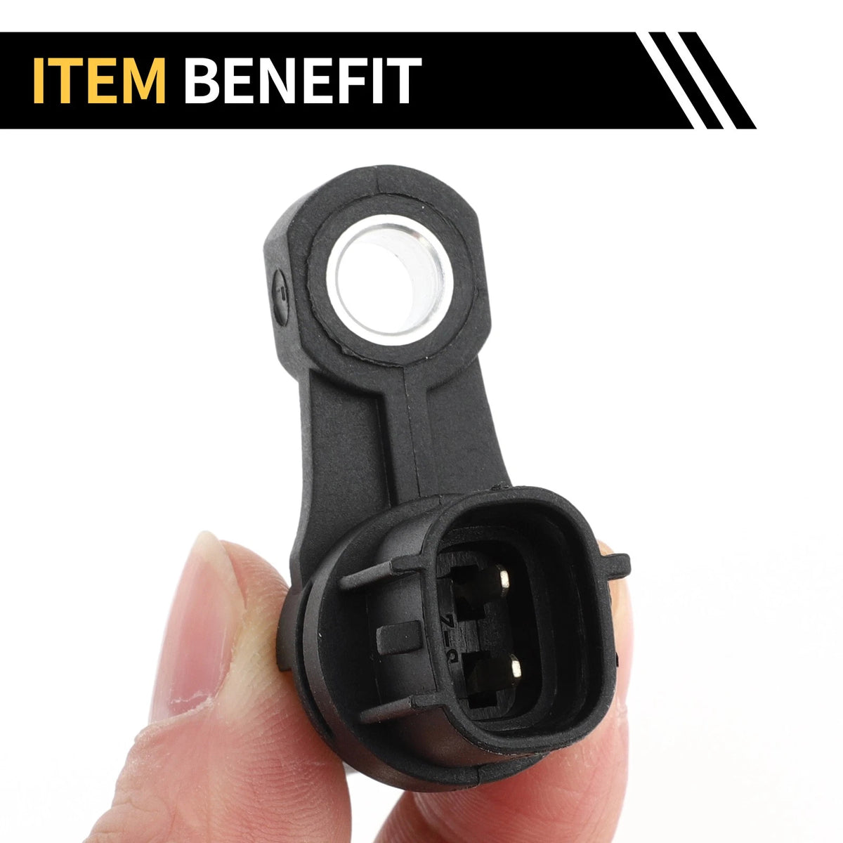 Crankshaft Position Sensor for KIA Sedona 2.5 V6 (1999-2001) 1 Pc Black