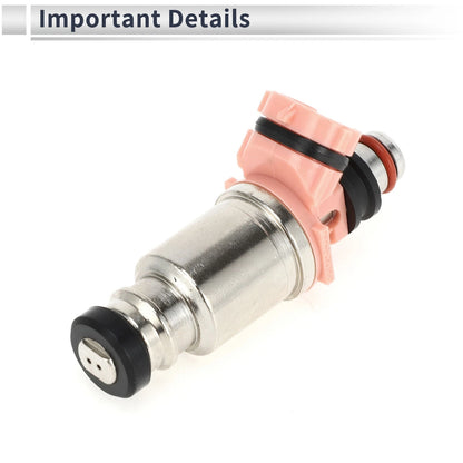 Fuel Injector for Lexus LX450 4.5L (1996-1997) 1 x Pink Silver Tone