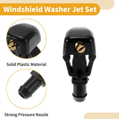 Windshield Washer Nozzle Kit for Dodge Durango with Hose Connector