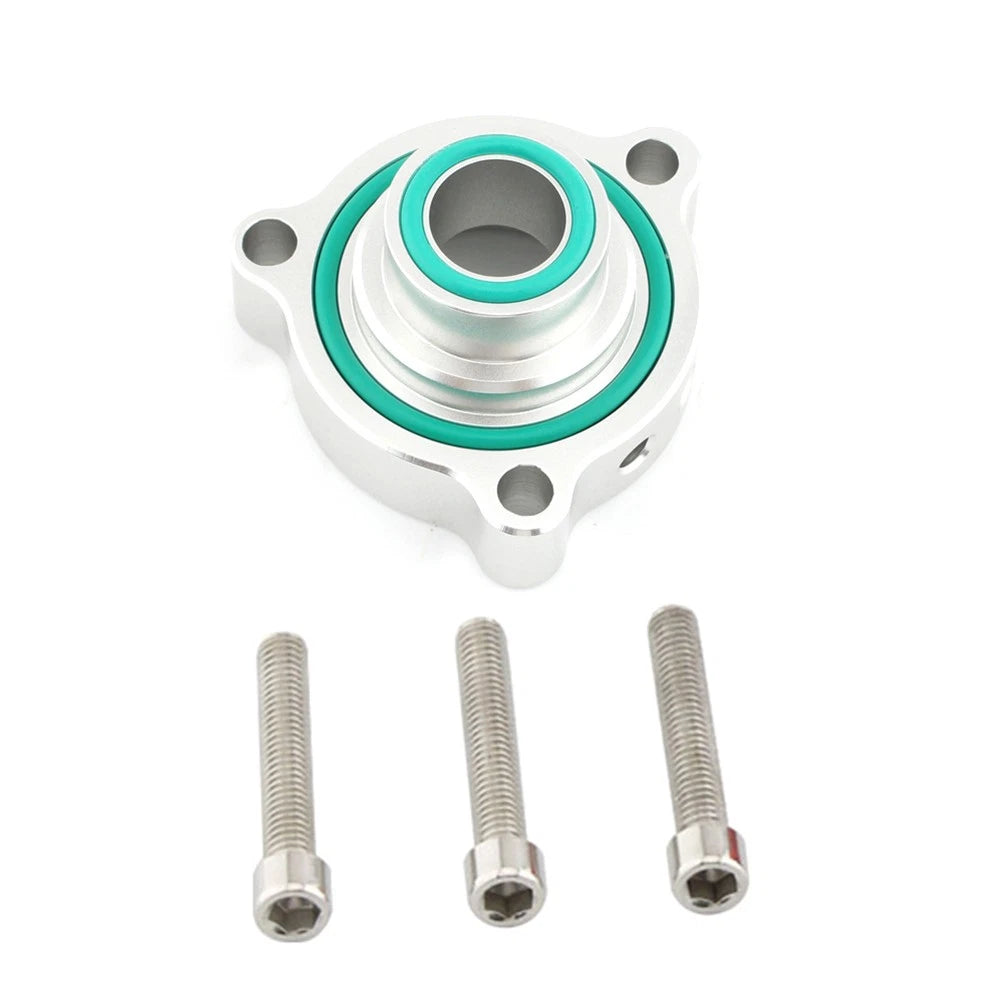Silver Turbo Blow Off Valve Adaptor for BMW Mini Cooper, Peugeot 1.6 Turbo