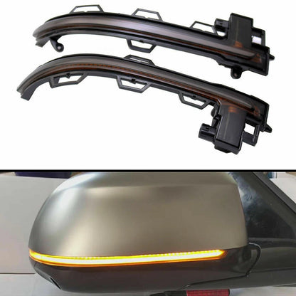 2 x LED Smoked Side Mirror Turn Signal Lights for BMW X3 (2018-2020)