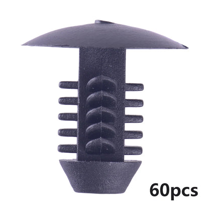 10mm Hole Plastic Clips 60 Pcs for Car Bumper Fender Door Rivets