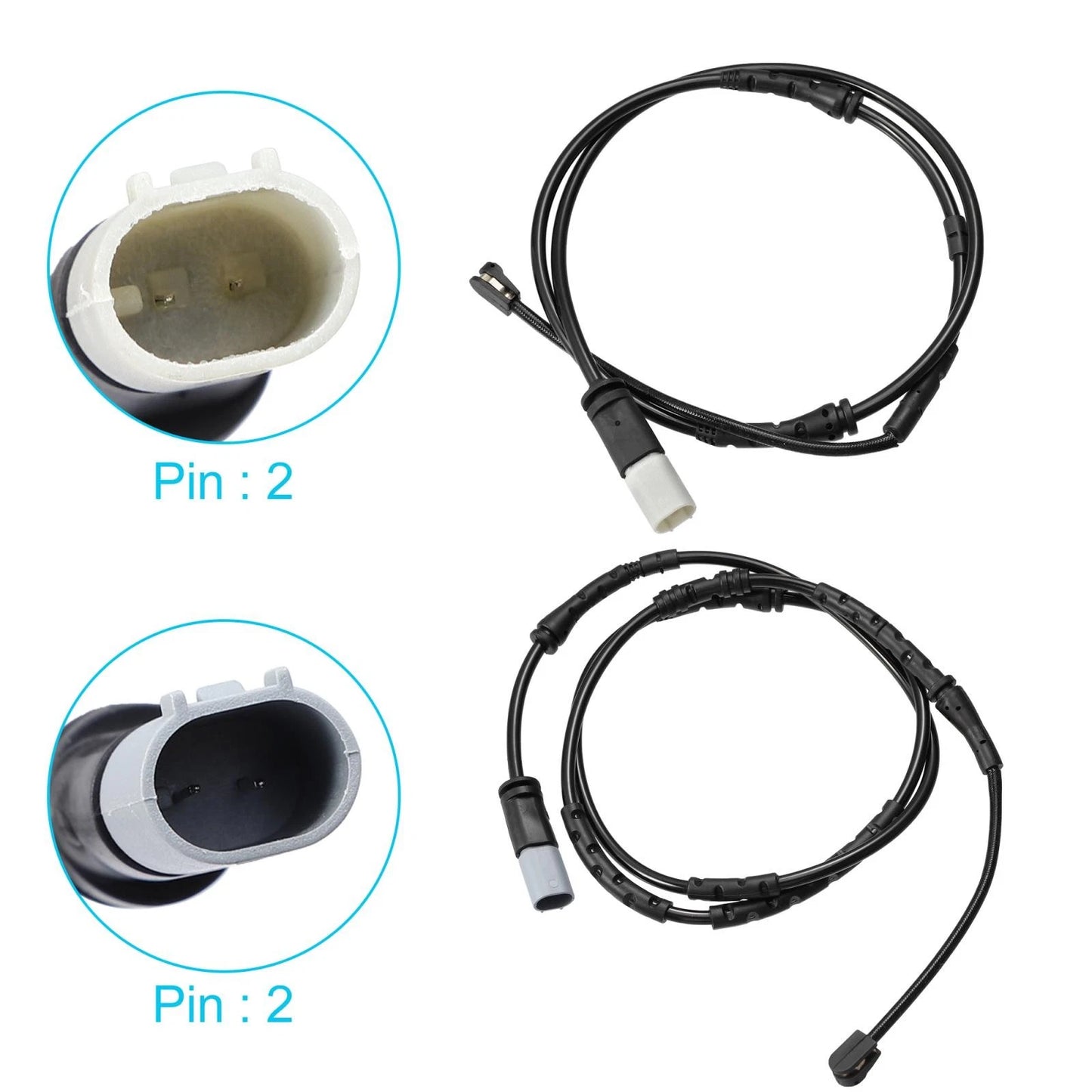 Front Rear Brake Pad Wear Sensor for BMW X3 X4 (2011-2016)