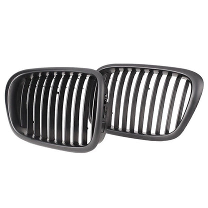 Bumper Grill Mesh Grille for BMW E39 525 528 530 535 M5 (2000-2003) Black